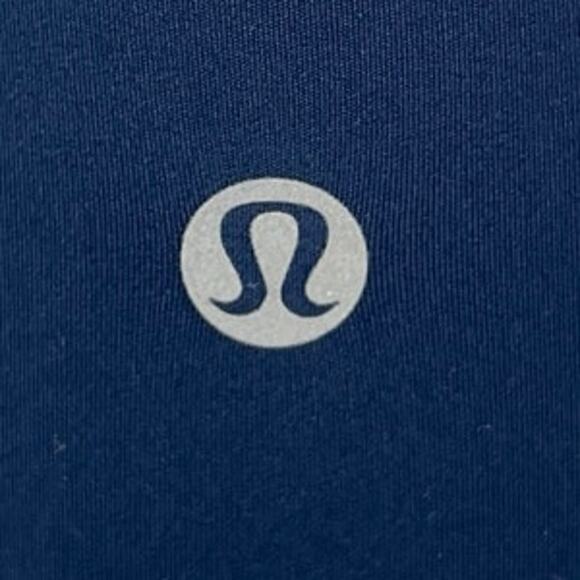 Lululemon Blue Skinny Leg Mid Rise Athletic Workout Yoga Gym Leggings Pants Sz 4 - Picture 4 of 5